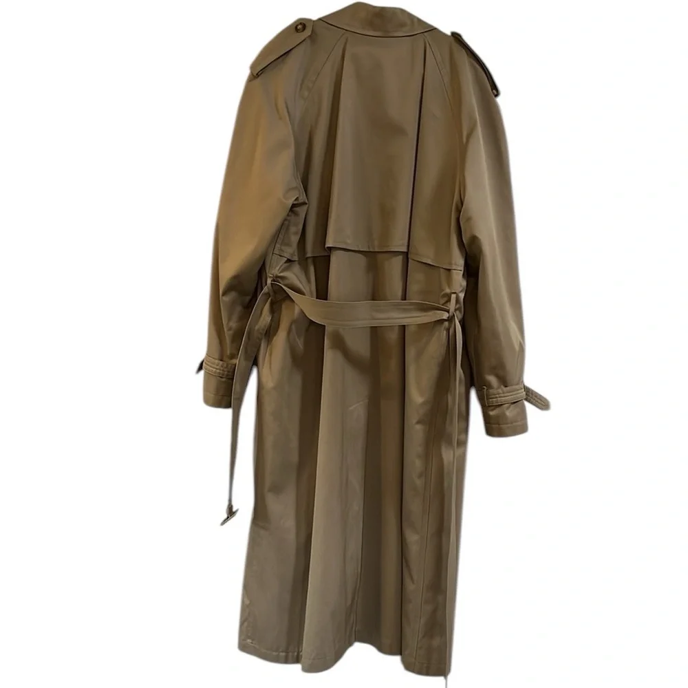 STAFFORD ALL WEATHER TRENCH COAT KHAKI TAN SIZE 42R NEW WITH TAGS